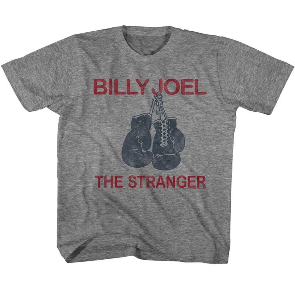 BILLY JOEL-THE STRANGER-GRAPHITE HEATHER YOUTH S/S TSHIRT