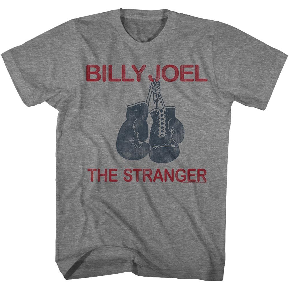 BILLY JOEL-THE STRANGER-GRAPHITE HEATHER ADULT S/S TSHIRT