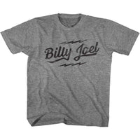 Thumbnail for BILLY JOEL-LOGO-GRAPHITE HEATHER YOUTH S/S TSHIRT