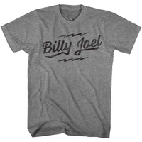 Thumbnail for BILLY JOEL-LOGO-GRAPHITE HEATHER ADULT S/S TSHIRT
