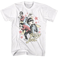 Thumbnail for BILLY JOEL-BILLY JOEL STARS-WHITE ADULT S/S TSHIRT