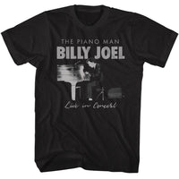 Thumbnail for BILLY JOEL-BILLY JOEL MONOCOLOR-BLACK ADULT S/S TSHIRT
