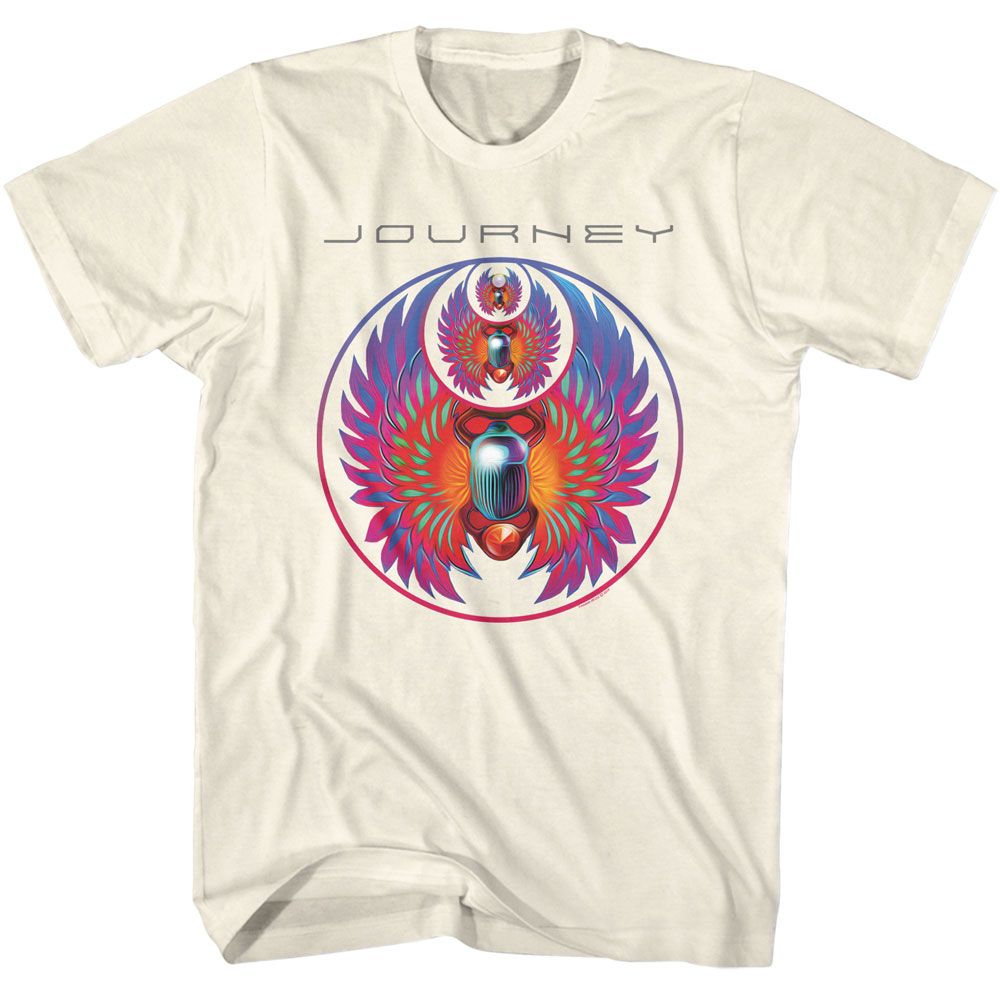 JOURNEY-JOURNEY VARIOUS SIZED BEETLES-NATURAL ADULT S/S TSHIRT