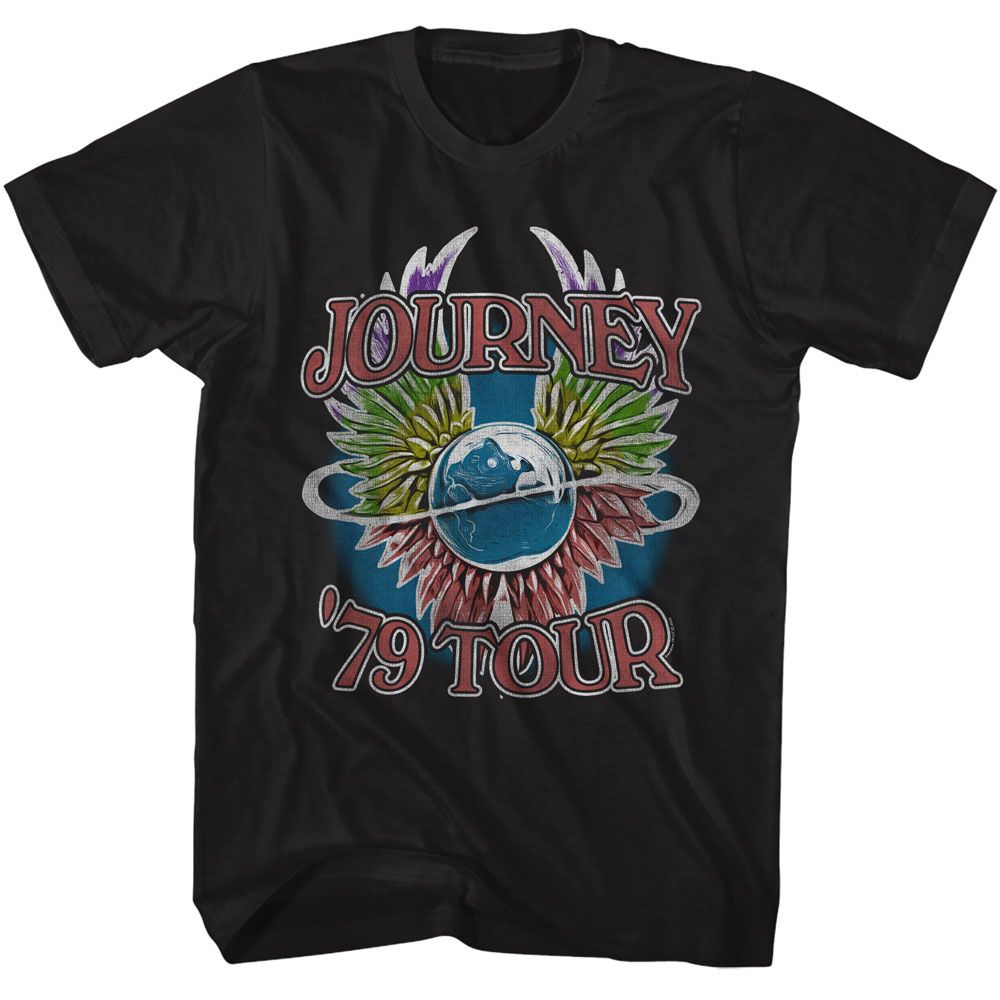 JOURNEY-JOURNEY 79 TOUR-BLACK ADULT S/S TSHIRT