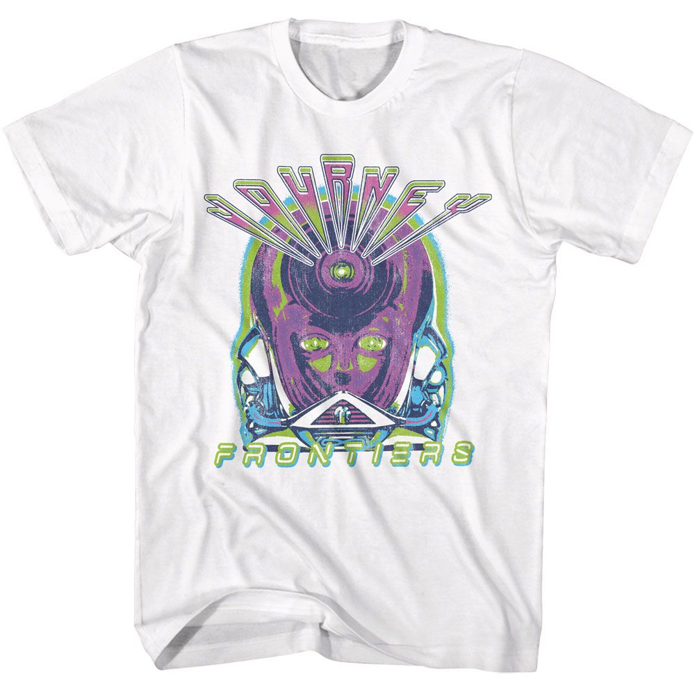 JOURNEY-JOURNEY FRONTIERS NEON-WHITE ADULT S/S TSHIRT