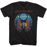 Thumbnail for JOURNEY-JOURNEY SCARAB WITH ORB-BLACK ADULT S/S TSHIRT