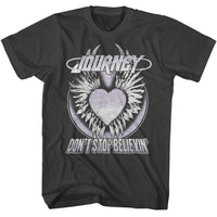 Thumbnail for JOURNEY-JOURNEY DONT STOP BELIEVING HEART-SMOKE ADULT S/S TSHIRT