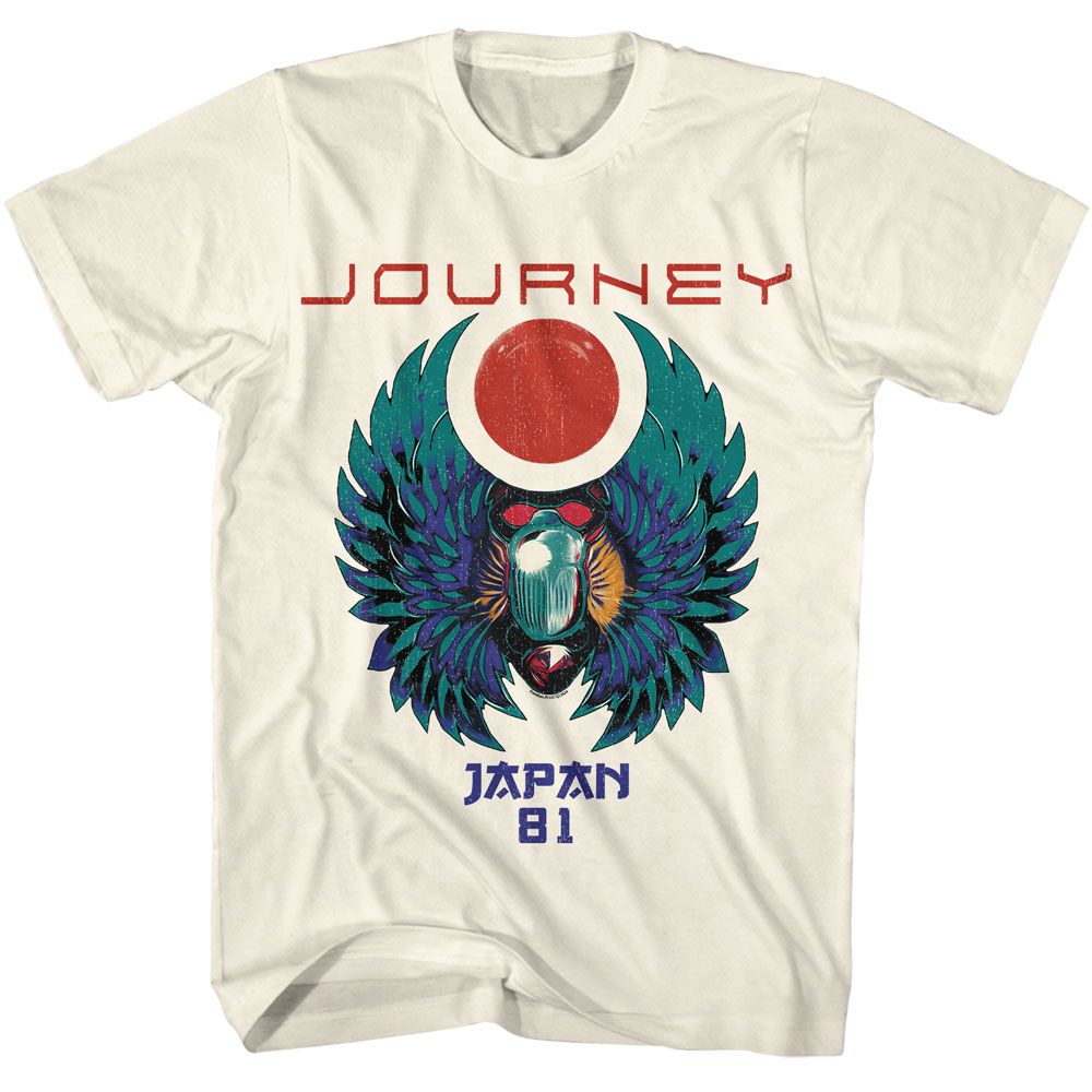 JOURNEY-JOURNEY 81-NATURAL ADULT S/S TSHIRT