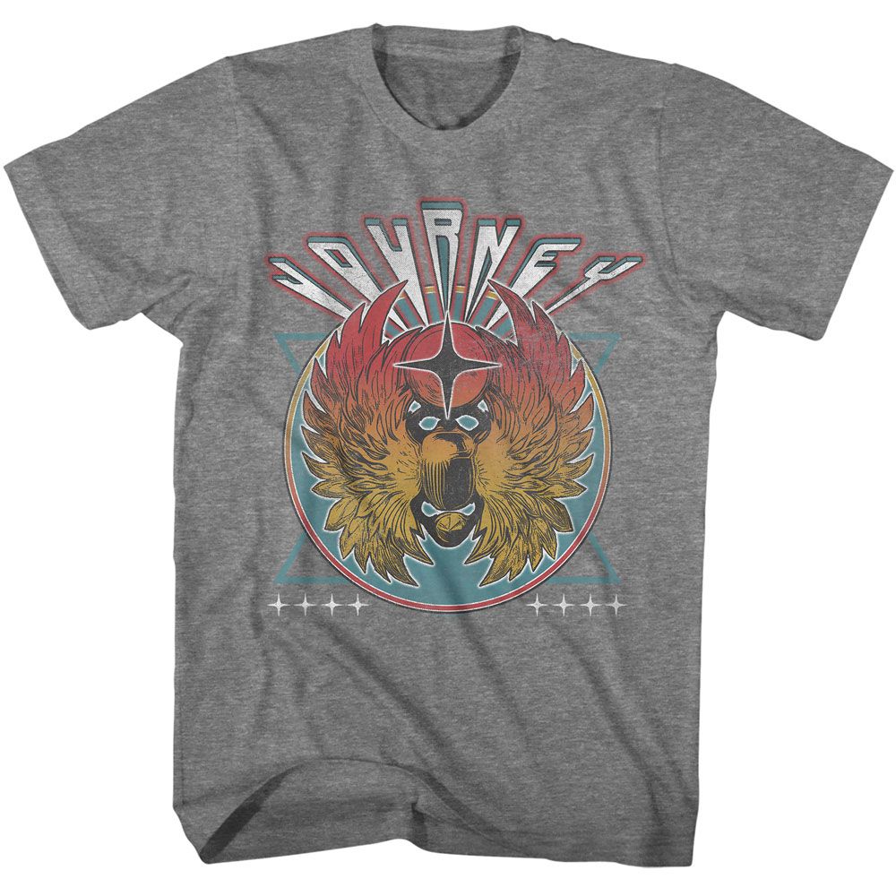 JOURNEY-JOURNEY STARS-GRAPHITE HEATHER ADULT S/S TSHIRT