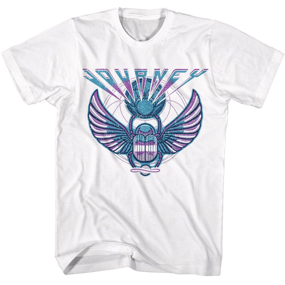 JOURNEY-JOURNEY 3 COLOR SCARAB-WHITE ADULT S/S TSHIRT