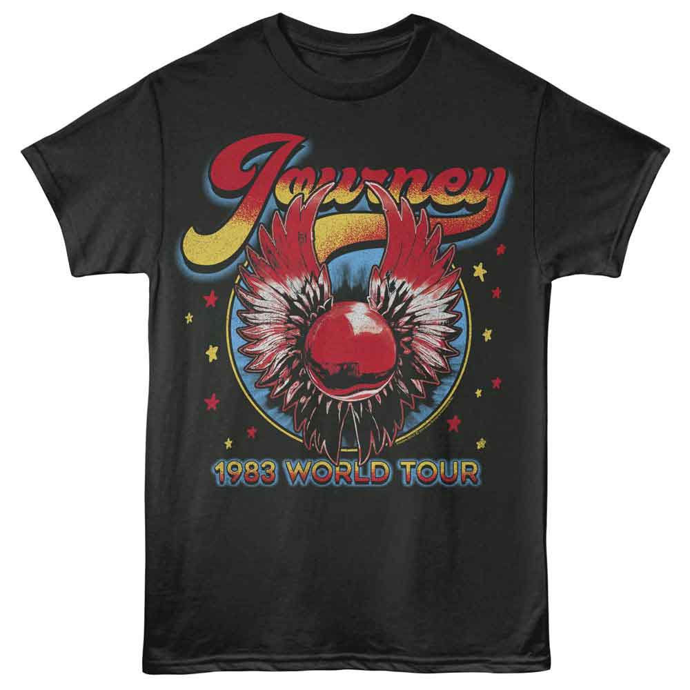 JOURNEY-JOURNEY 1983 WORLD TOUR-SMOKE ADULT S/S TSHIRT