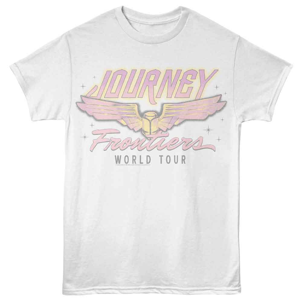 JOURNEY-JOURNEY FRONTIERS WORLD TOUR-WHITE ADULT S/S TSHIRT