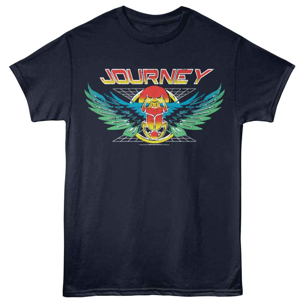 JOURNEY-JOURNEY SCARAB GRID-NAVY ADULT S/S TSHIRT