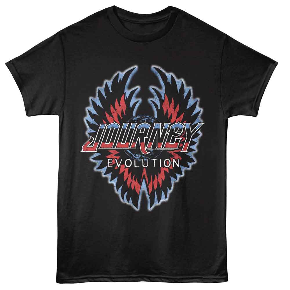 JOURNEY-JOURNEY EVOLUTION-BLACK ADULT S/S TSHIRT