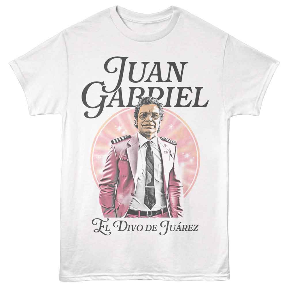 JUAN GABRIEL-JUAN GABRIEL CUIDADES MEXICO PILOT-WHITE ADULT S/S TSHIRT
