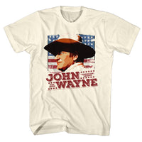 Thumbnail for JOHN WAYNE-JW-NATURAL ADULT S/S TSHIRT