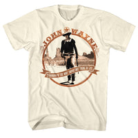 Thumbnail for JOHN WAYNE-TOMORROW IS-NATURAL ADULT S/S TSHIRT