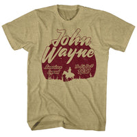 Thumbnail for JOHN WAYNE-THE BIG TRAIL-KHAKI HEATHER ADULT S/S TSHIRT
