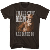 Thumbnail for JOHN WAYNE-THE STUFF-DARK CHOCOLATE ADULT S/S TSHIRT