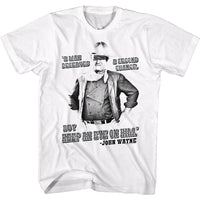 Thumbnail for JOHN WAYNE-A SECOND CHANCE-WHITE ADULT S/S TSHIRT