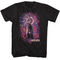 Thumbnail for JOHN WICK-JOHN WICK NEON HALO RECOLOR-BLACK ADULT S/S TSHIRT
