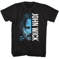 Thumbnail for JOHN WICK-JOHN WICK HALF FACE-BLACK ADULT S/S TSHIRT