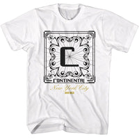 Thumbnail for JOHN WICK-JOHN WICK CONTINENTAL NYC SQUARE-WHITE ADULT S/S TSHIRT