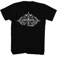 Thumbnail for JOHN WICK-JOHN WICK CONTINENTAL FANCY BADGE-BLACK ADULT S/S TSHIRT