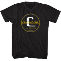 Thumbnail for JOHN WICK-JOHN WICK CONTINENTAL DUOTONE CIRCLE-BLACK ADULT S/S TSHIRT