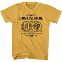 Thumbnail for JOHN WICK-JOHN WICK COIN DOUBLE SIDED 1 COLOR-GINGER ADULT S/S TSHIRT