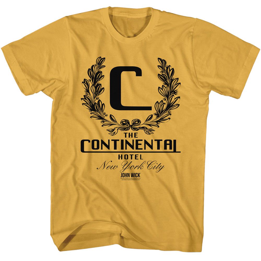 JOHN WICK-JOHN WICK CONTINENTAL NYC DARK-GINGER ADULT S/S TSHIRT