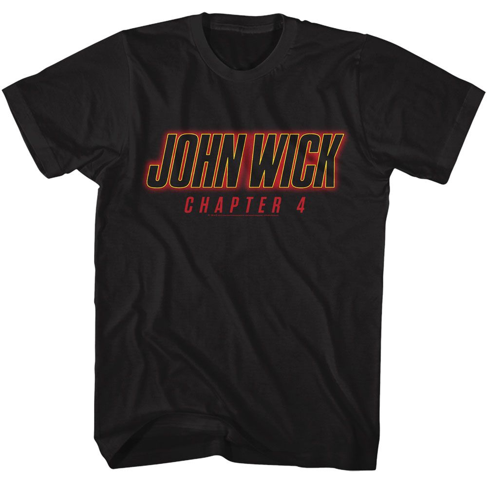 JOHN WICK-JOHN WICK CHAPTER 4 LOGO-BLACK ADULT S/S TSHIRT