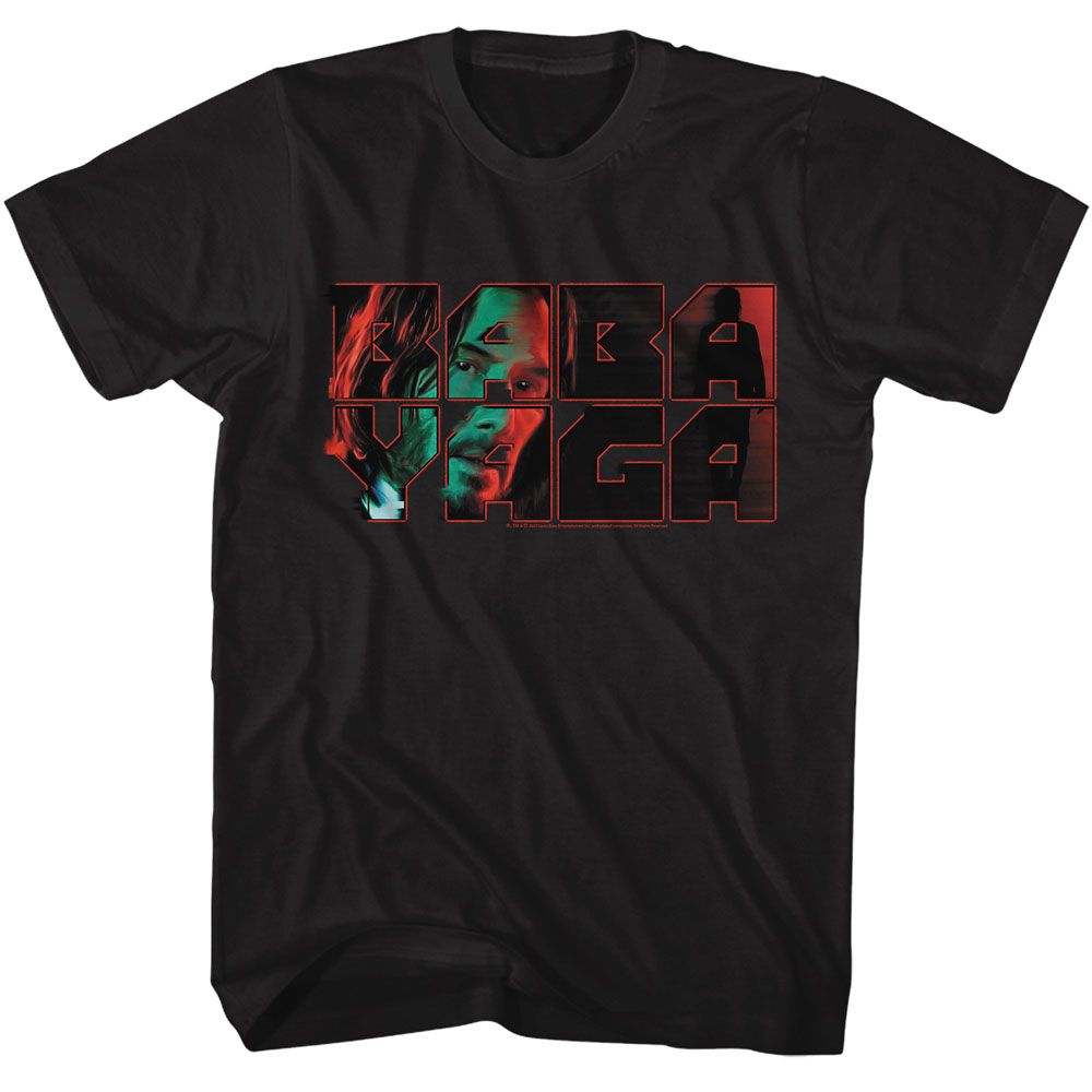 JOHN WICK-JOHN WICK BABA YAGA INLAY-BLACK ADULT S/S TSHIRT