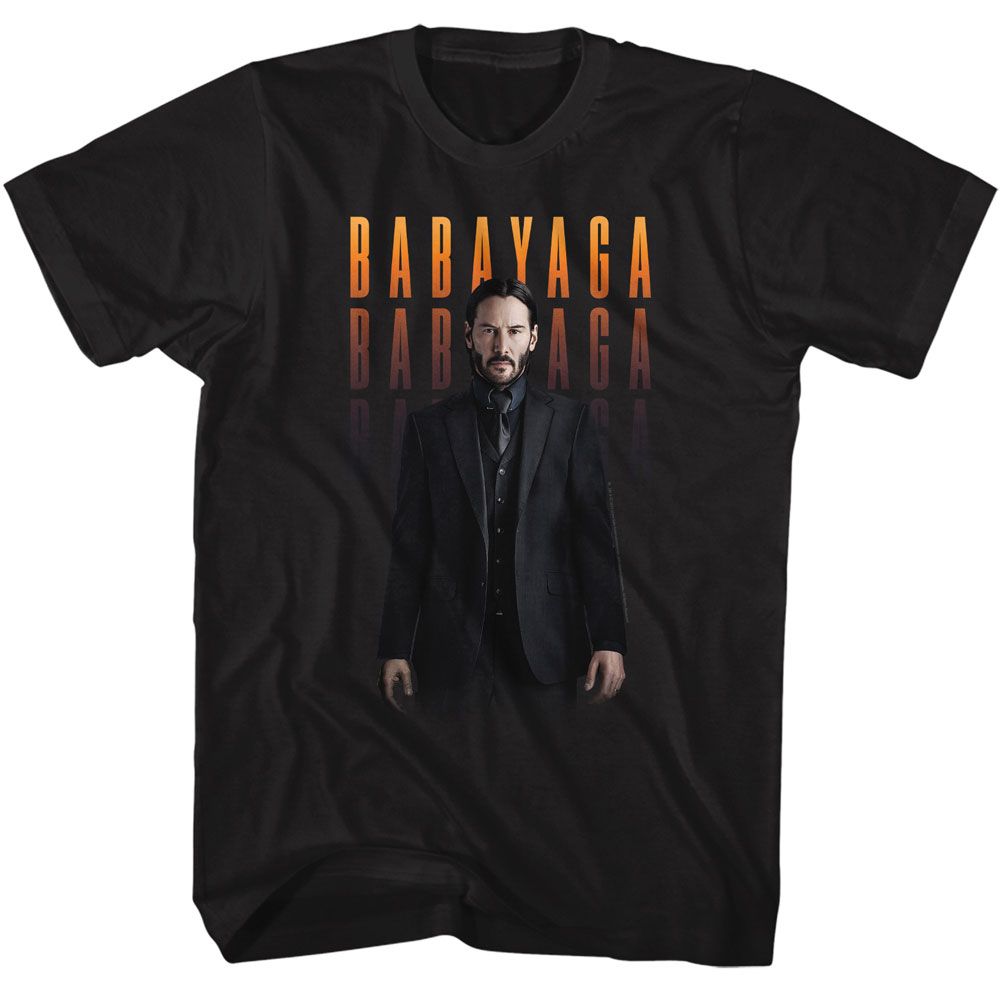 JOHN WICK-JOHN WICK BABA YAGA NO GUN-BLACK ADULT S/S TSHIRT