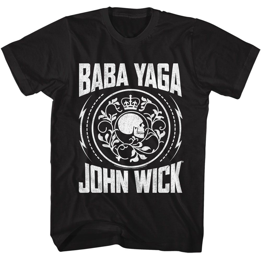 JOHN WICK-JOHN WICK BABA YAGA COIN-BLACK ADULT S/S TSHIRT