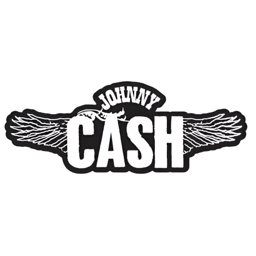 Johnny Cash Wings Enamel Pin