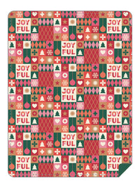Thumbnail for Christmas Patchwork Throw Blanket