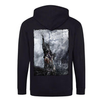 Thumbnail for Kalmah Logo Heroes to U.S. 2019 NA Tour Image Zip Hoodie
