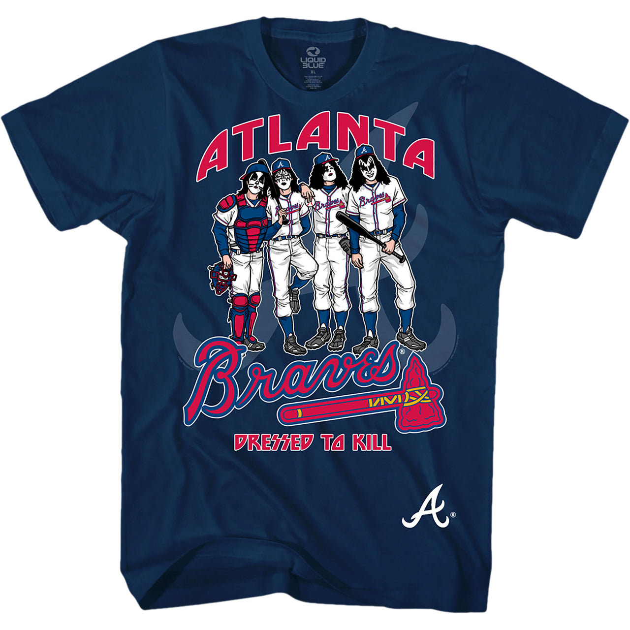 Atlanta Braves Dressed to Kill Navy T-Shirt