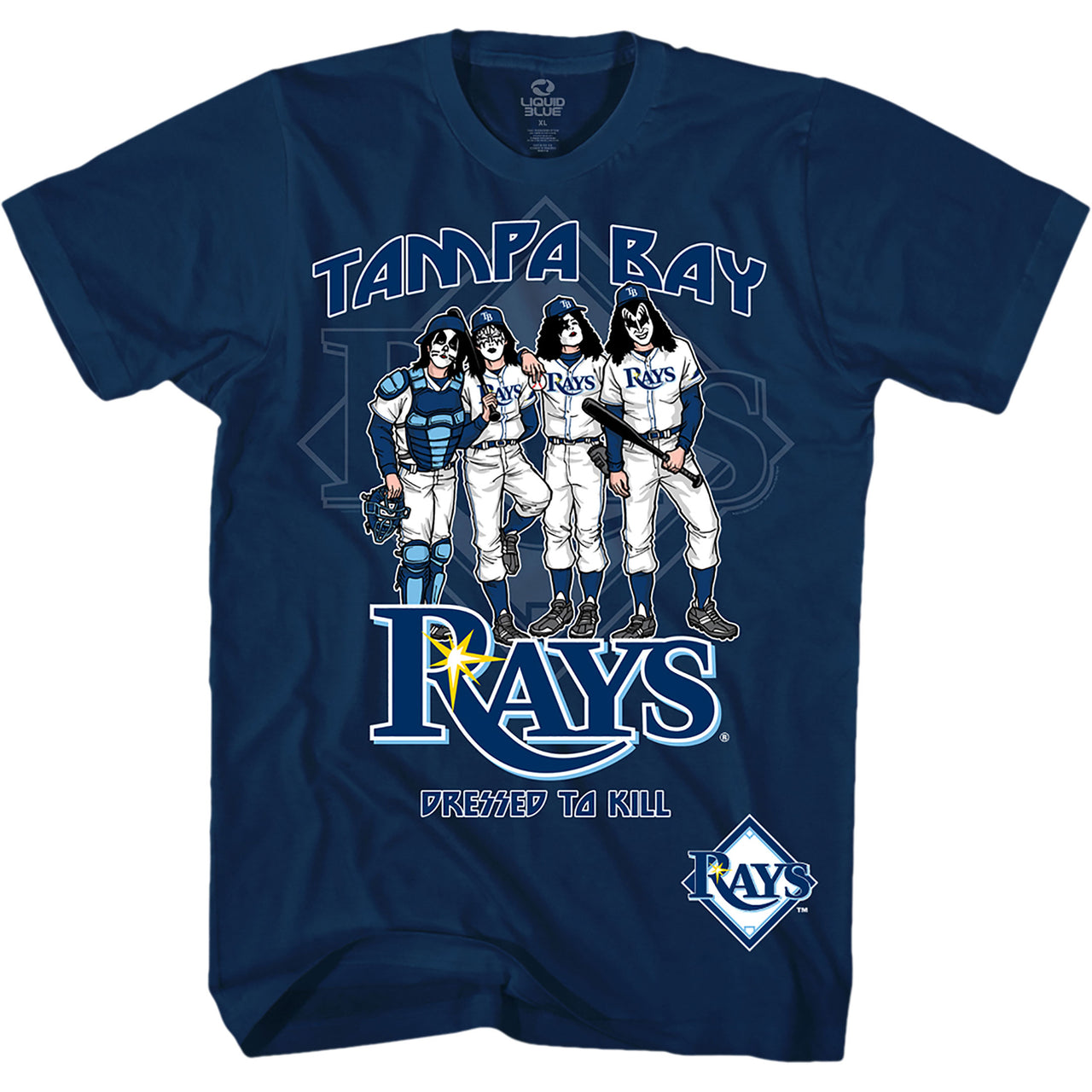 Tampa Bay Rays Dressed to Kill Navy T-Shirt