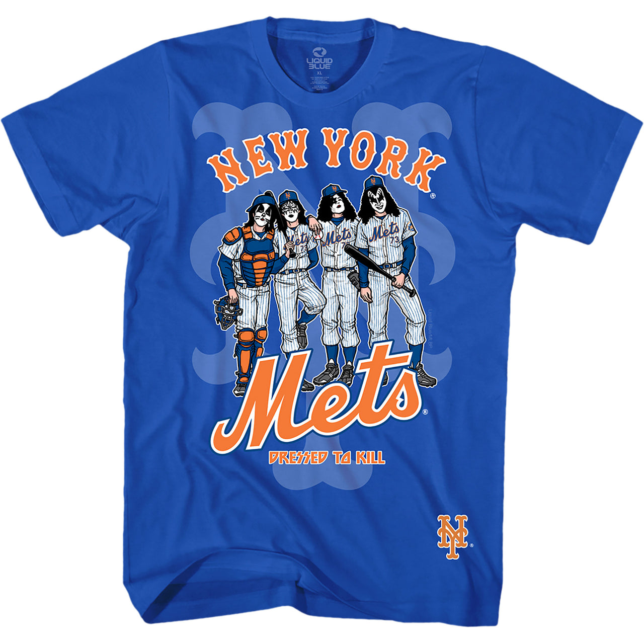 New York Mets Dressed to Kill Blue T-Shirt