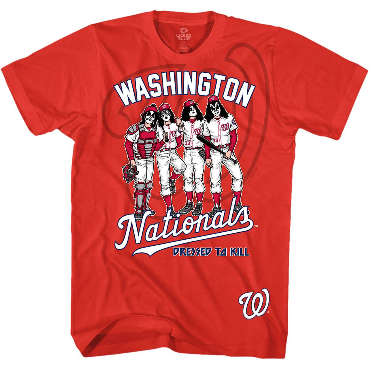 Washington Nationals Dressed to Kill Red T-Shirt