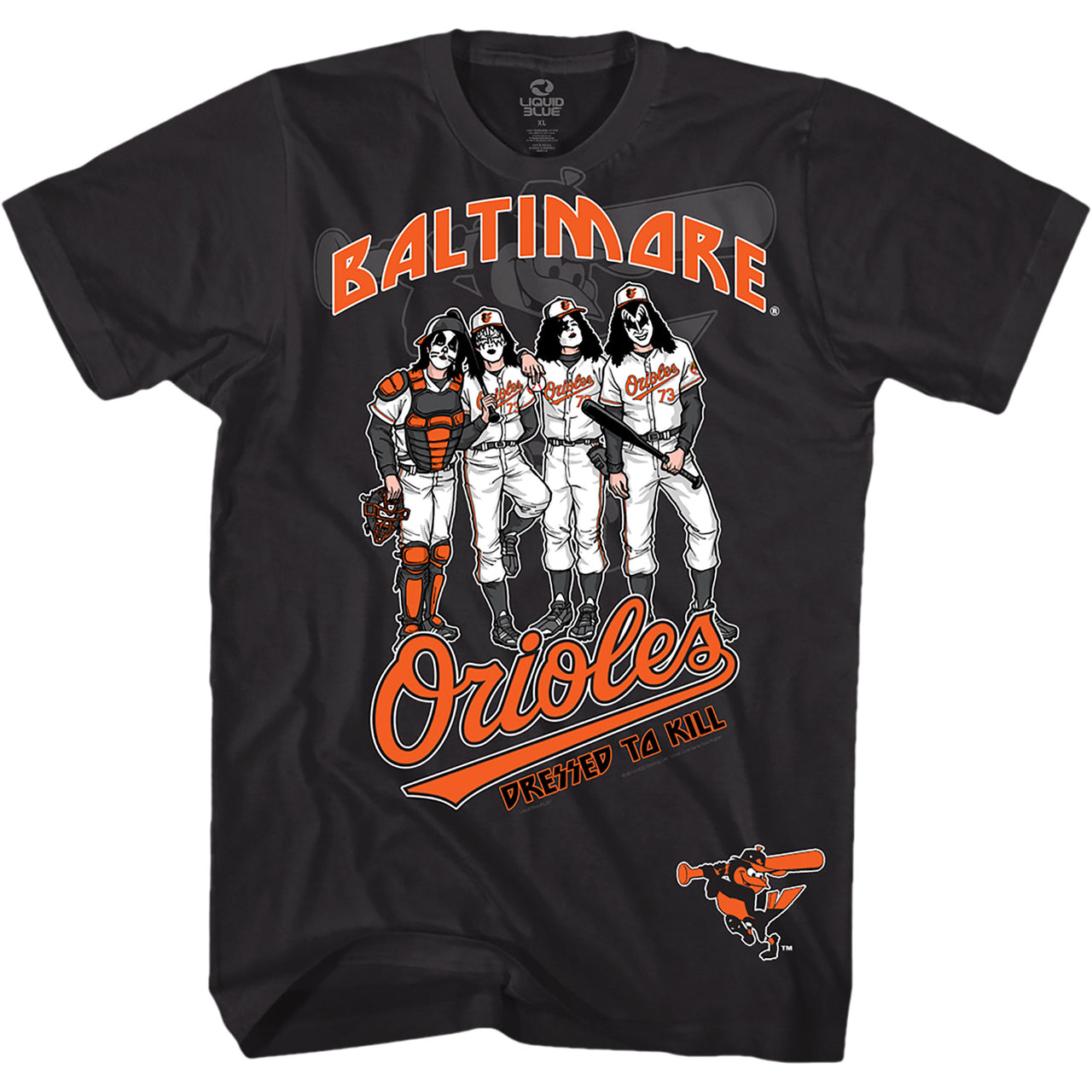 Baltimore Orioles Dressed to Kill Black T-Shirt
