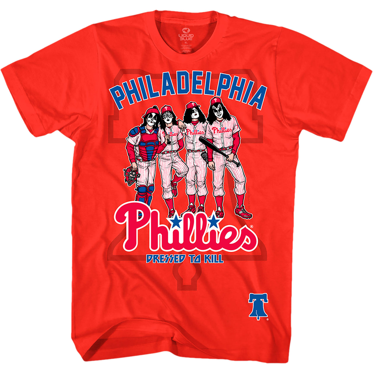 Philadelphia Phillies Dressed to Kill Red T-Shirt