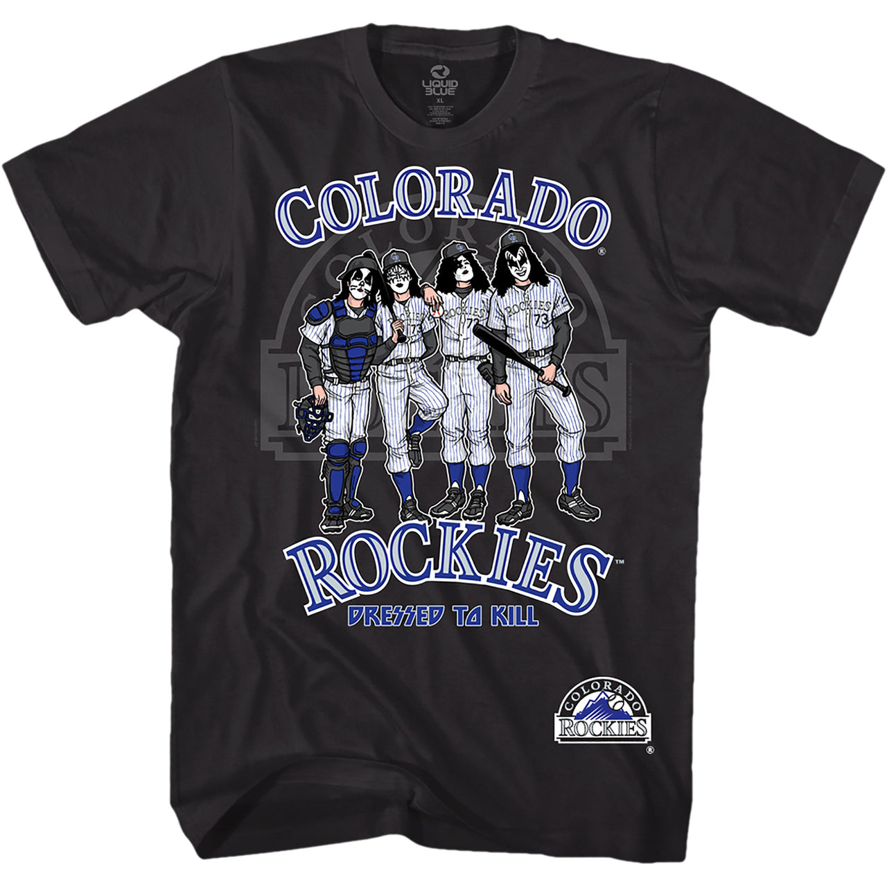 Colorado Rockies Dressed to Kill Black T-Shirt