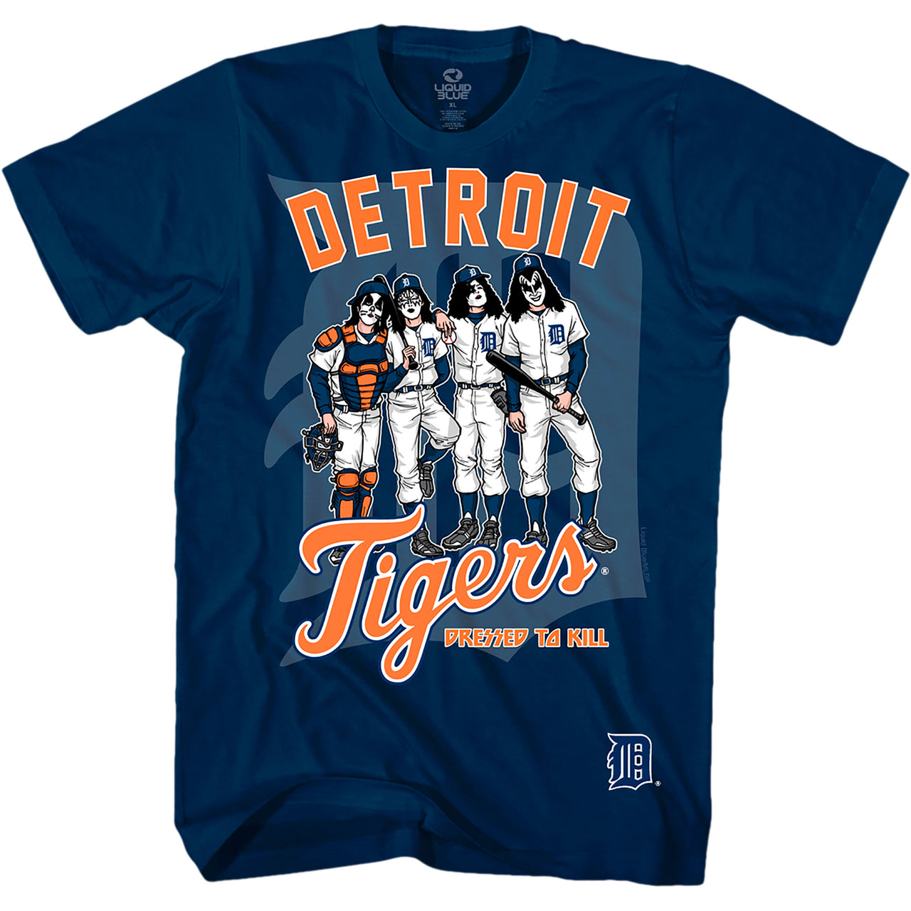 Detroit Tigers Dressed to Kill Navy T-Shirt
