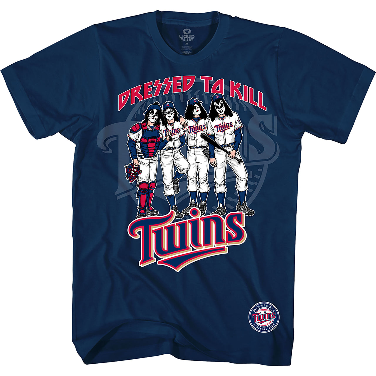 Minnesota Twins Dressed to Kill Navy T-Shirt
