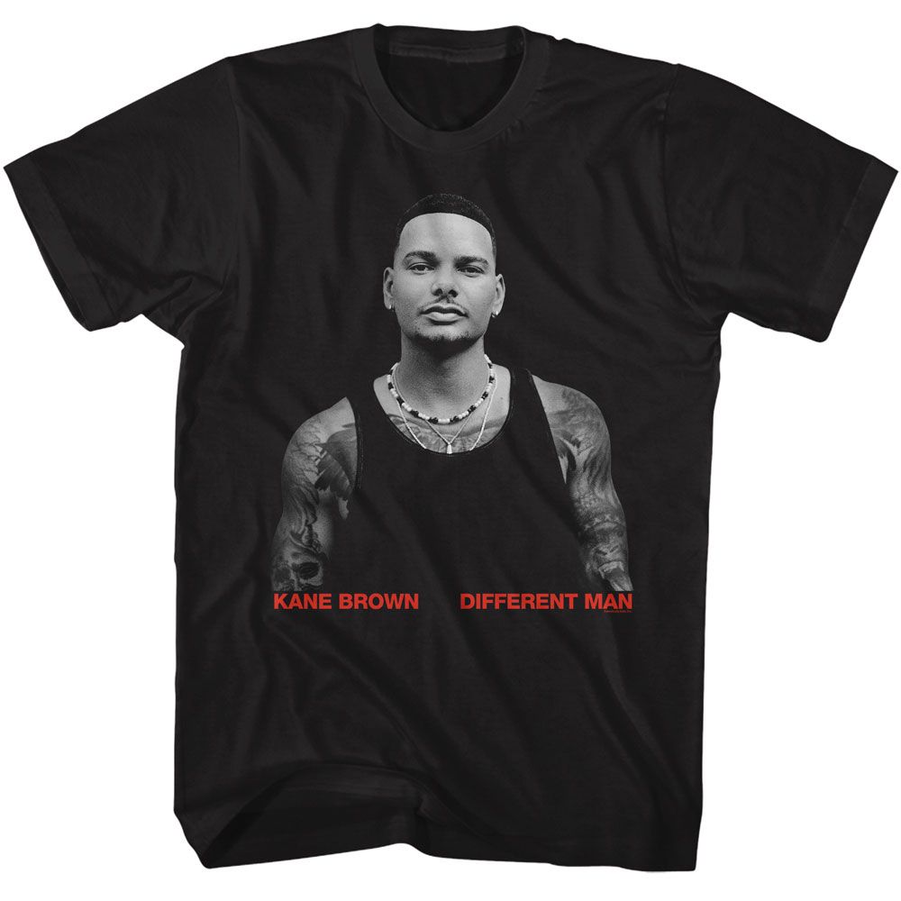 KANE BROWN-KANE BROWN DIFFERENT MAN-BLACK ADULT S/S TSHIRT
