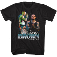 Thumbnail for KANE BROWN-KANE BROWN BLESSED AND FREE COLLAGE-BLACK ADULT S/S TSHIRT