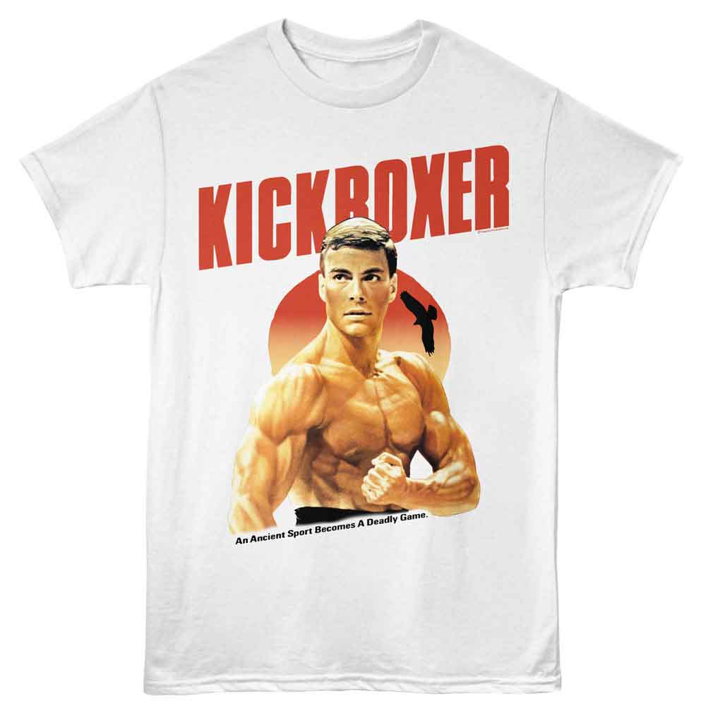 KICKBOXER-KICKBOXER AN ANCIENT SPORT-WHITE ADULT S/S TSHIRT